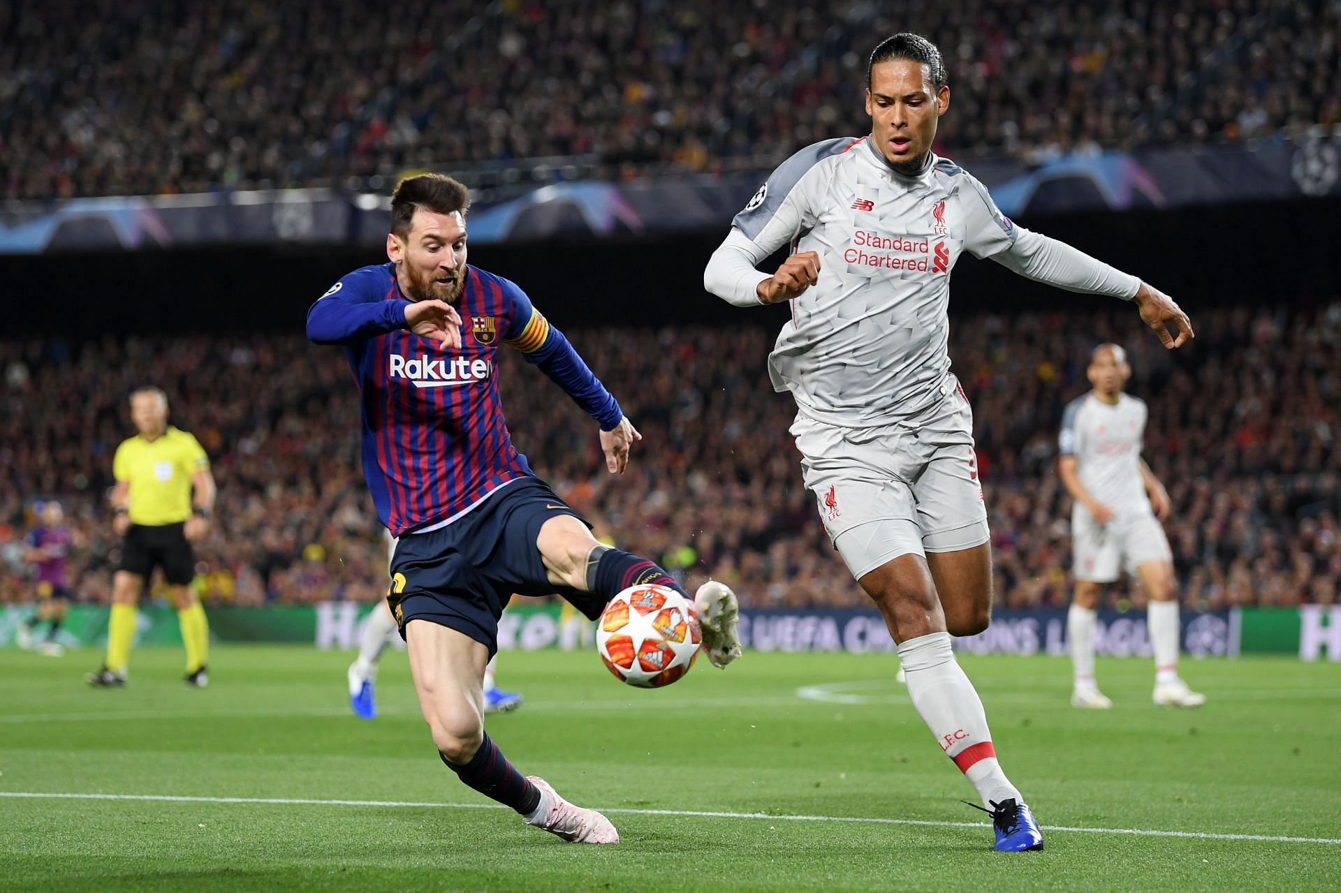 Lionel Messi for Barcelona against Virgil van Dijk for Liverpool